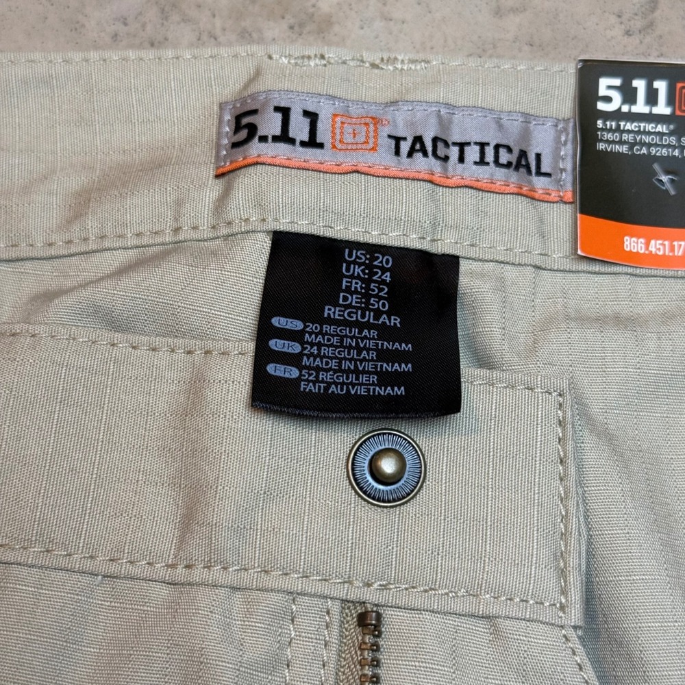 5.11 Tactical Women's Taclite Pro Pant sz‎ 20 TDU Khaki Regular Work Outdoor - Picture 7 of 14